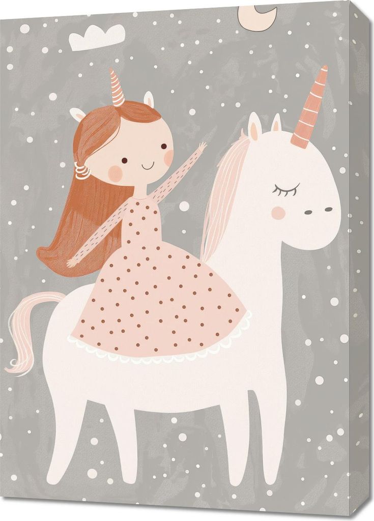 Bild 50x70cm Muster für Kinder, Mädchen fürs Zimmer - Prinzessin