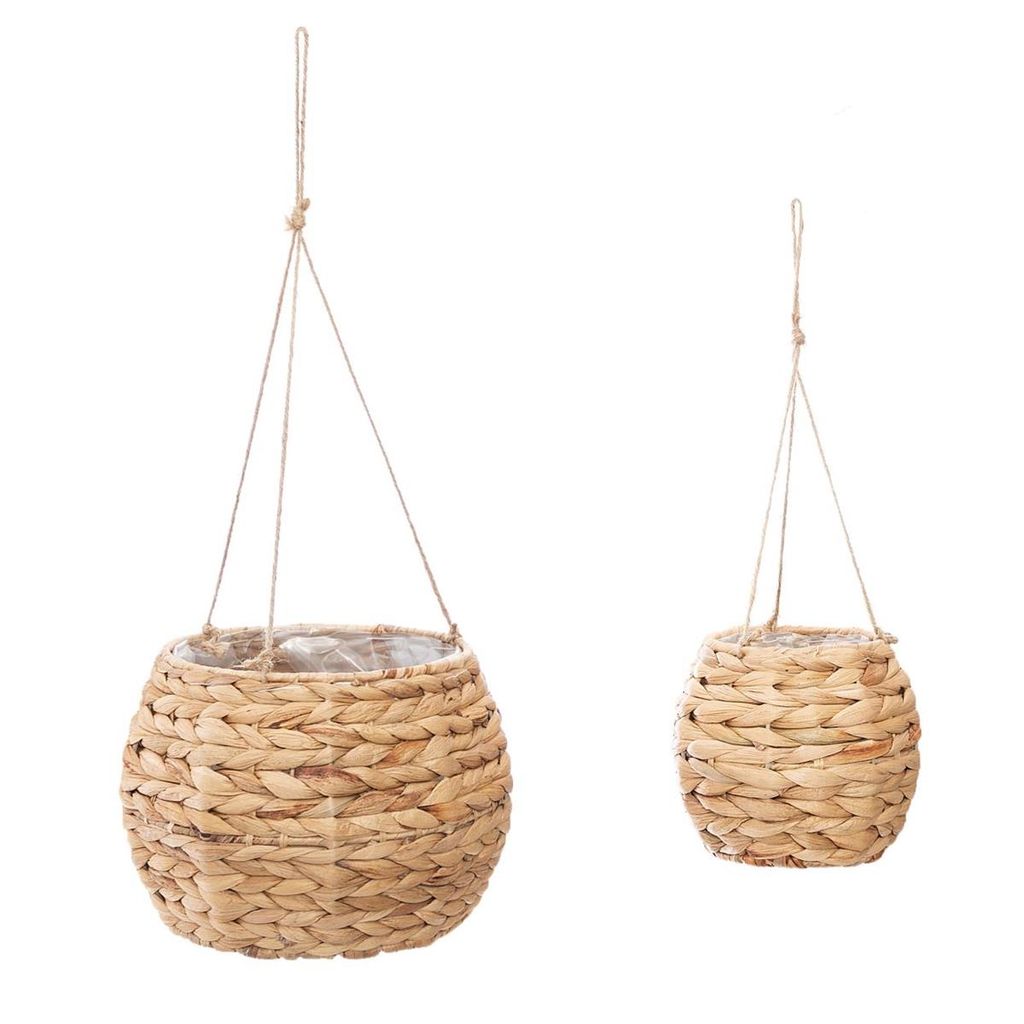 Set aus 2 hängetöpfen "hya" wasserhyazinthe - Atmosphera créateur d'intérieur