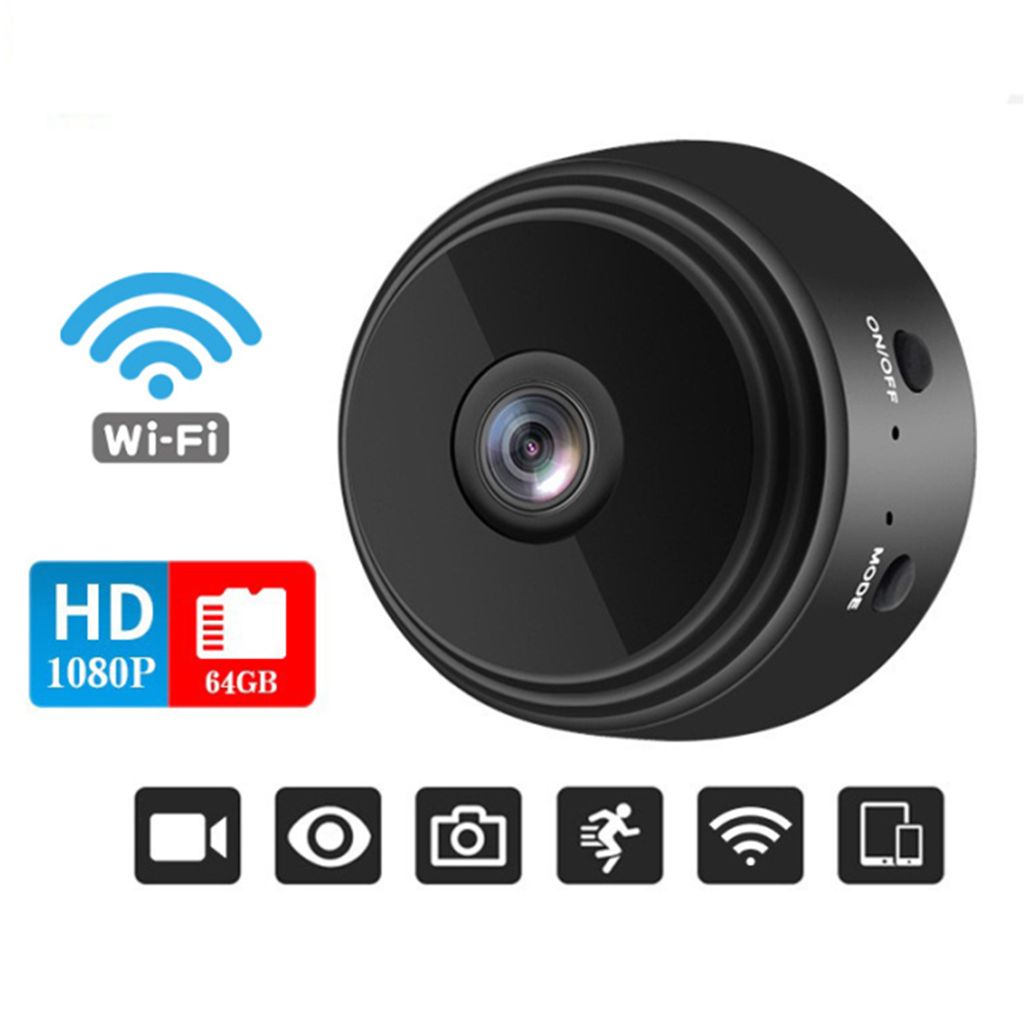 A9 1080P Mini Wifi IP Kamera WLAN Camera Nachtsicht Webcam Überwachungskamera 