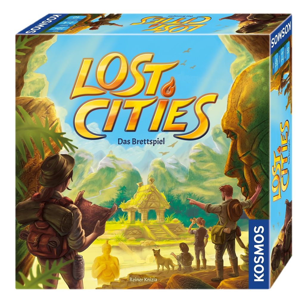 Kosmos Lost Cities - Das Brettspiel, Brettspiel, Produktbild 