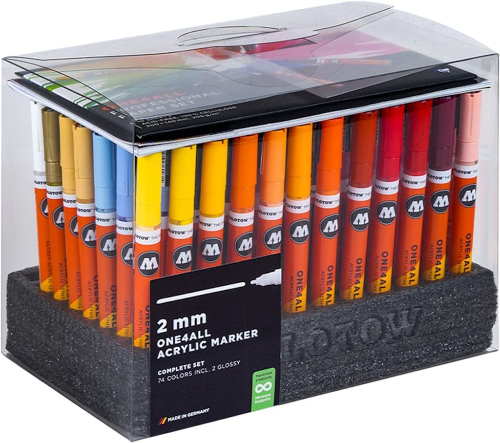 Pennarello acrilico Molotow ONE4ALL Set completo 2 mm 74 Immagine del prodotto 