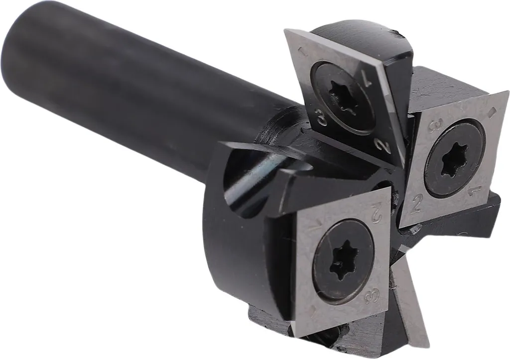 Fresa per Spianatura Piani Legno 4 Ali | Gambo 1/2" per Fai da Te