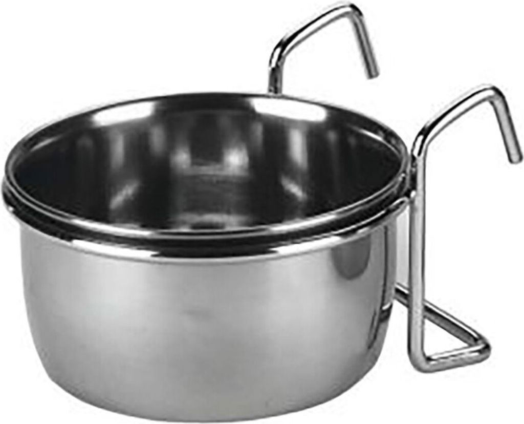 KERBL Edelstahlnapf Napf mit Halterung Trinkschale 600 ml Image du produit 