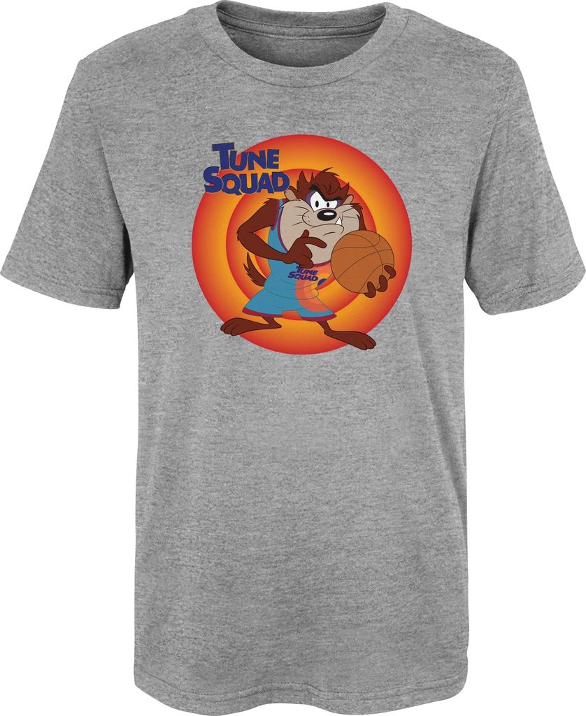 Space Jam Kinder T-Shirt Tune Squad NN TAZ Tasmanian Devil A New Legacy 2 Youth Size NBA Looney Tunes (M)