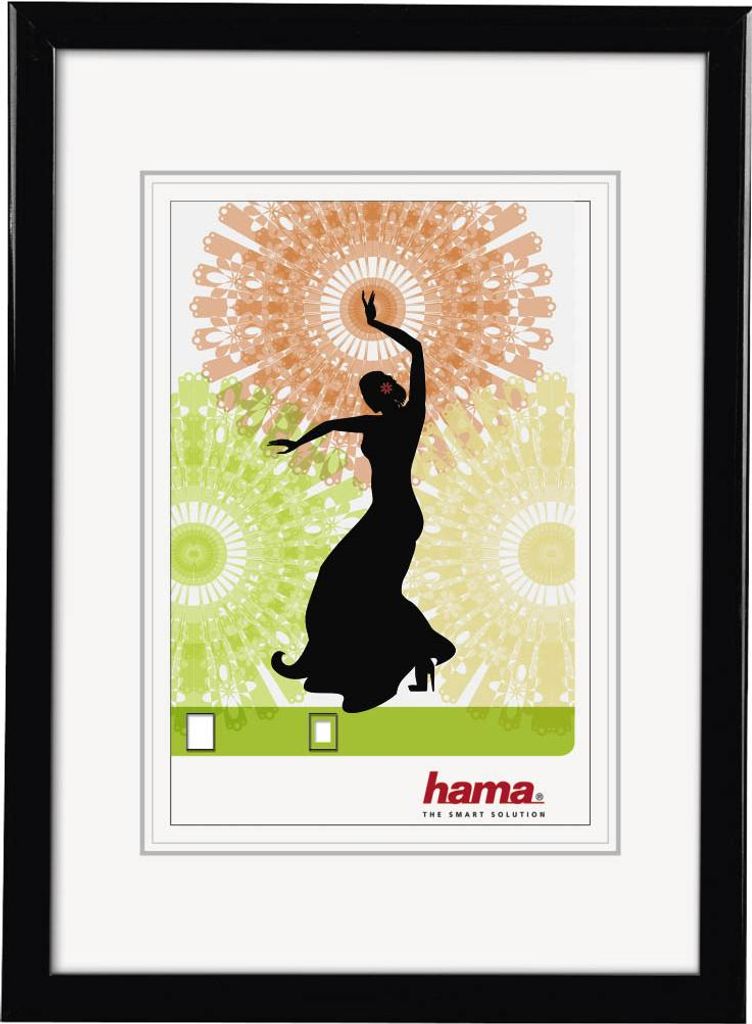 Hama Madrid schwarz 30x40 Kunststoff 66488