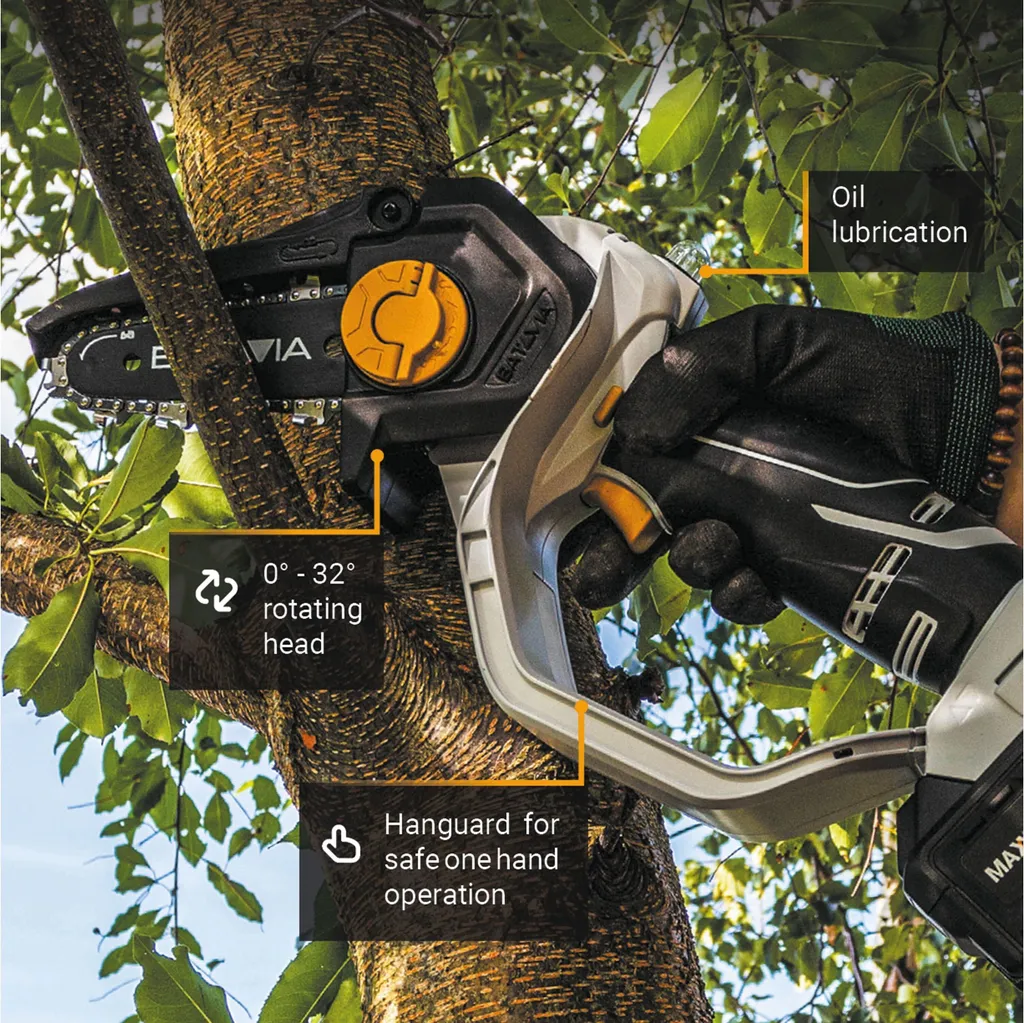 BATAVIA Nexxsaw V3.1 Motosega a Batteria 18V - Potatore a Una Mano Solo Corpo - 2