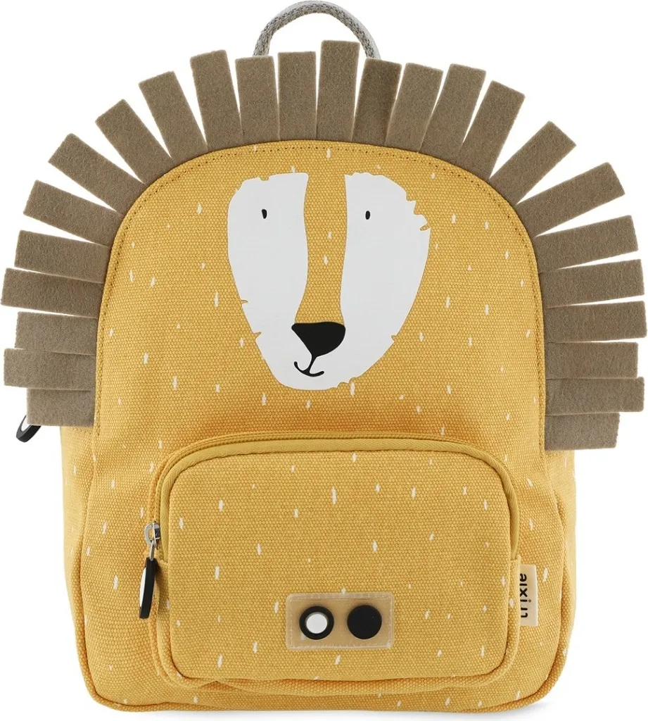 Cartable enfant Trixie Mr. Lion : sac à dos scolaire déperlant et léger