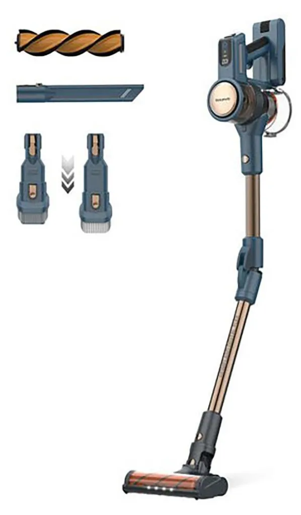 Aspirateur Balai 2-en-1 Flexible pour Sols et Meubles sans Fil 0,5 L