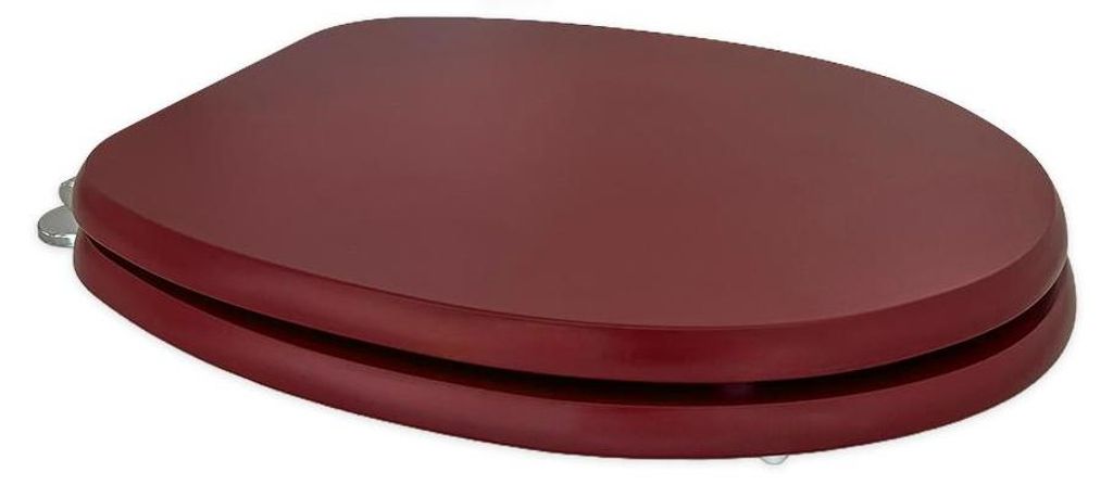 Tavoletta sedile wc universale colorato bordeaux opaco Immagine del prodotto 