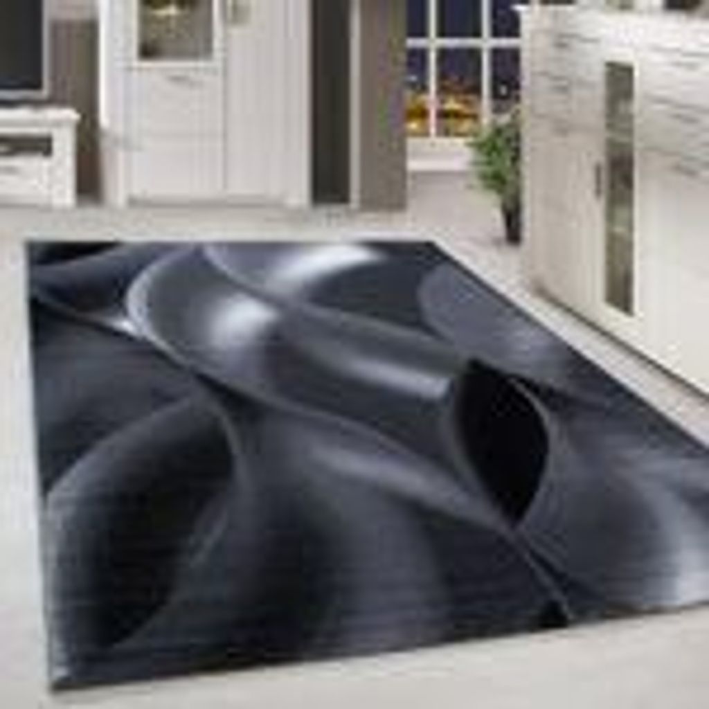 Homebyhome Kurzflor Teppich Wohnzimmer Modern Abstrack Produktbild 