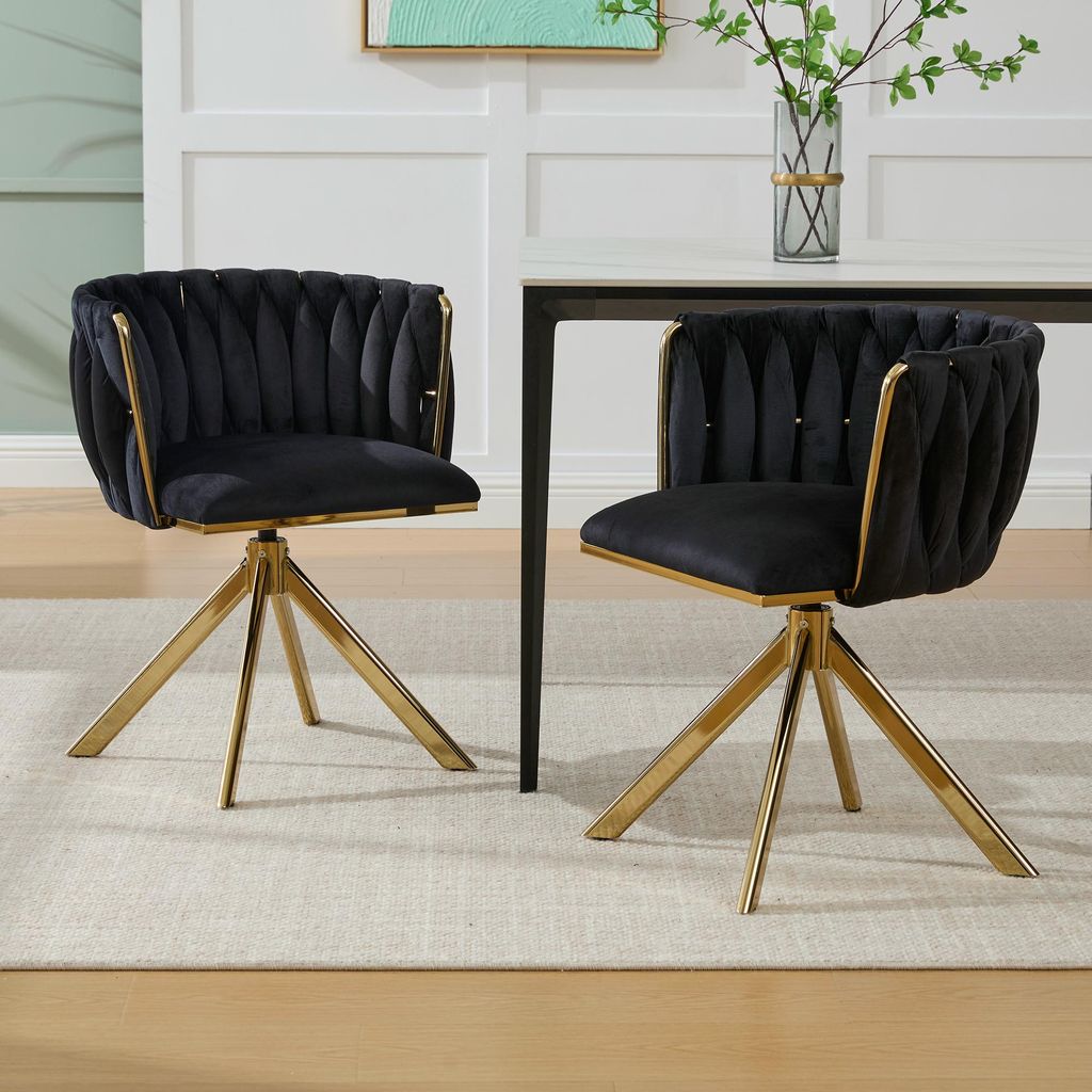 Sweiko Velourssessel mit Schwerlastmetallgestell, 180°-Schwenkfunktion, rückengerechte Ergonomie und samtweicher Luxus für ortsflexible Einsätz...