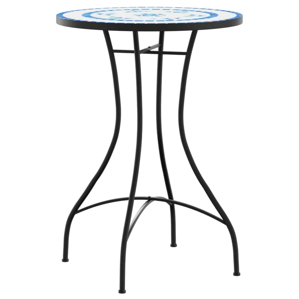 Table de terrasse robuste mosaïque céramique résistante intempéries - 4