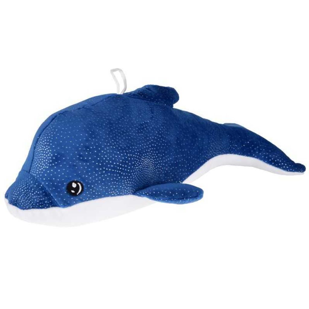 Kuscheltier Delfin 37cm mit Silberpunkten