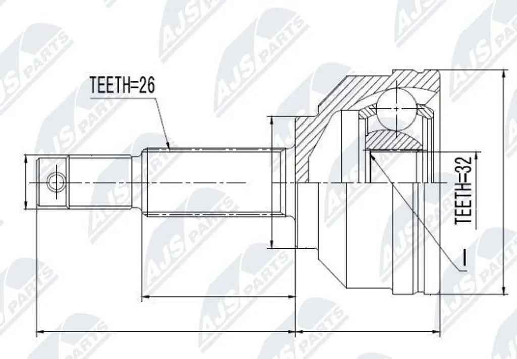 Éviter les vibrations de transmission : Kit joints NTY NPZ-CH-005 OE