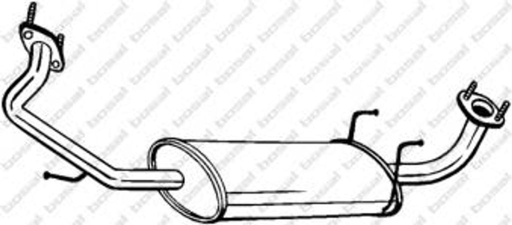 Bosal Mittelschalldämpfer 281-357