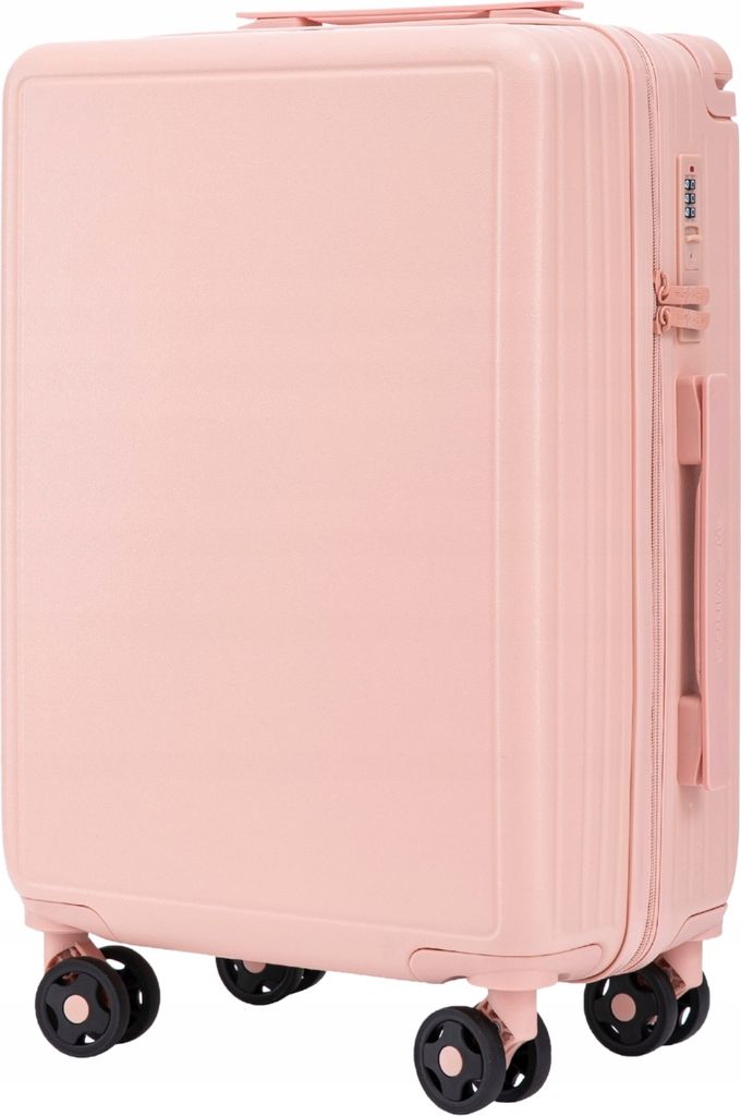 WINGS BUNTING Kabinenkoffer S, 4 Rollen, Hartschale, rosa ABS