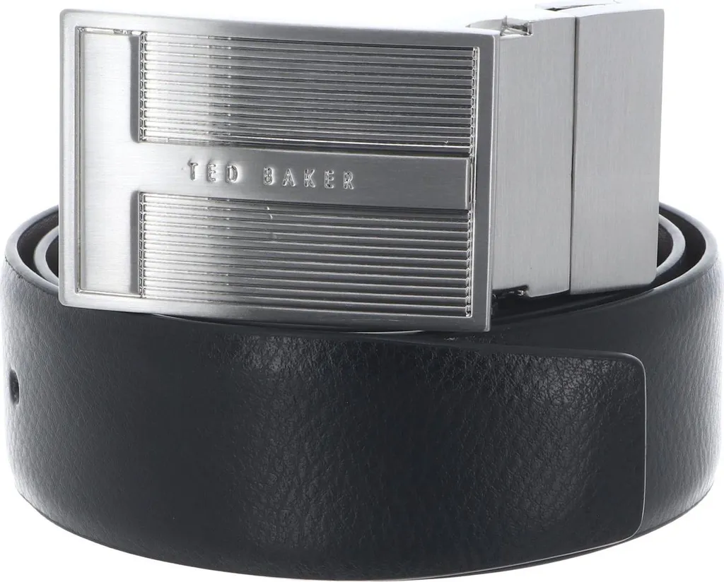 Ted Baker Pelle cintura Wiilmer 2-In-1 Reversible Belt Gift Set W120 Brn-Choc nero marrone