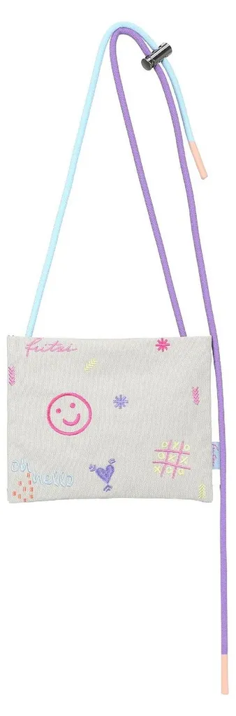 Sac bandoulière de ville pour femme Fritzi Me Cross en toile beige