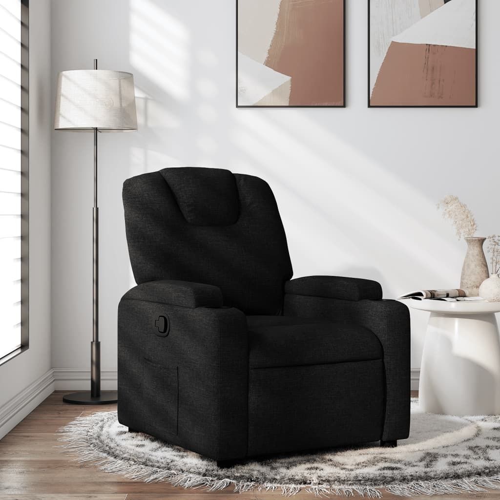 "2026 Promotion" Relaxsessel/Loungesessel/TV-Sessel - Schwarz Stoff - Couchsessel CC22600