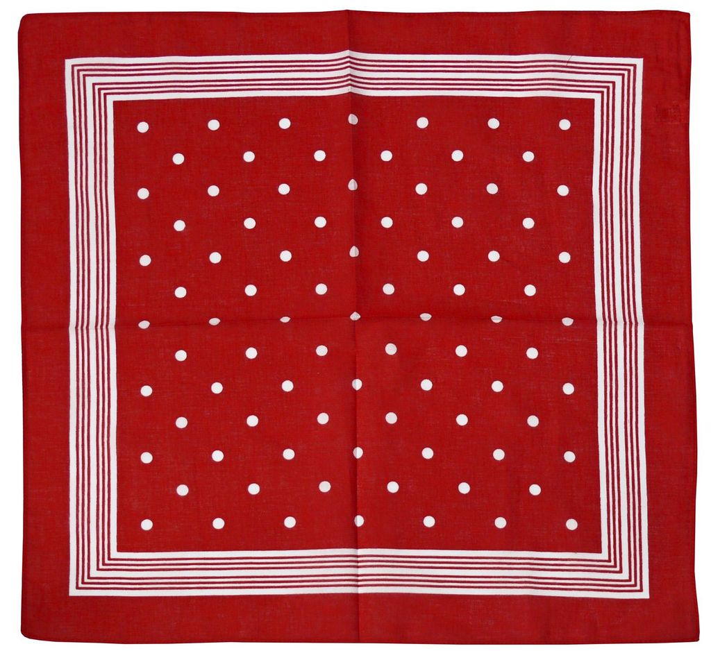 Bandana 100% Baumwolle 54x54 cm – Halstuch, Kopftuch, Produktbild 