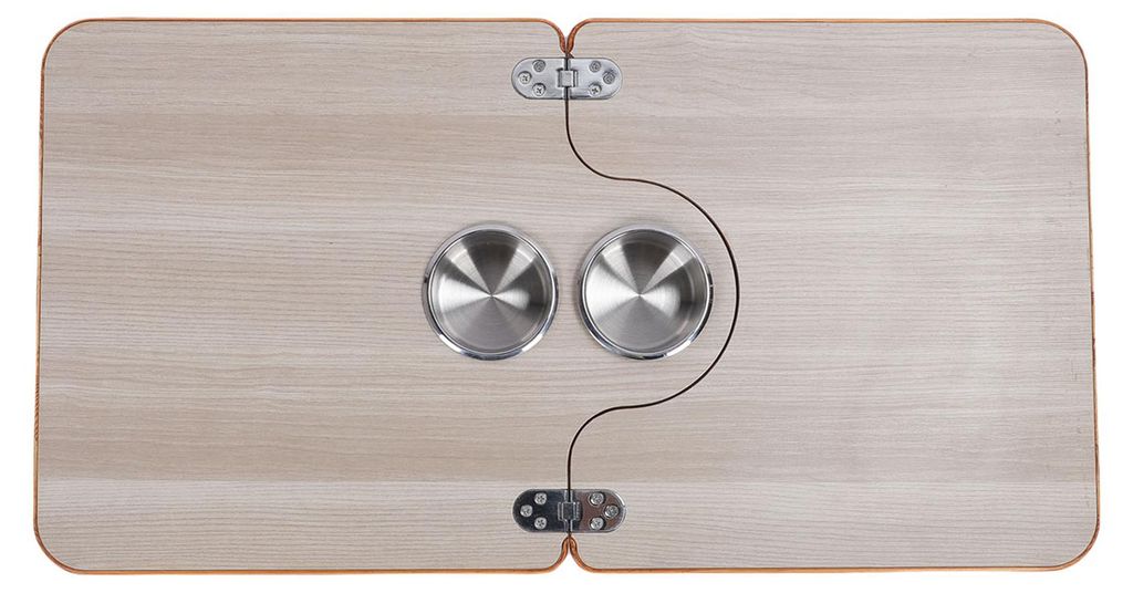 Tafelblad voor campers, 29,53 x 15,35 inch, inklapbaar Productafbeelding 