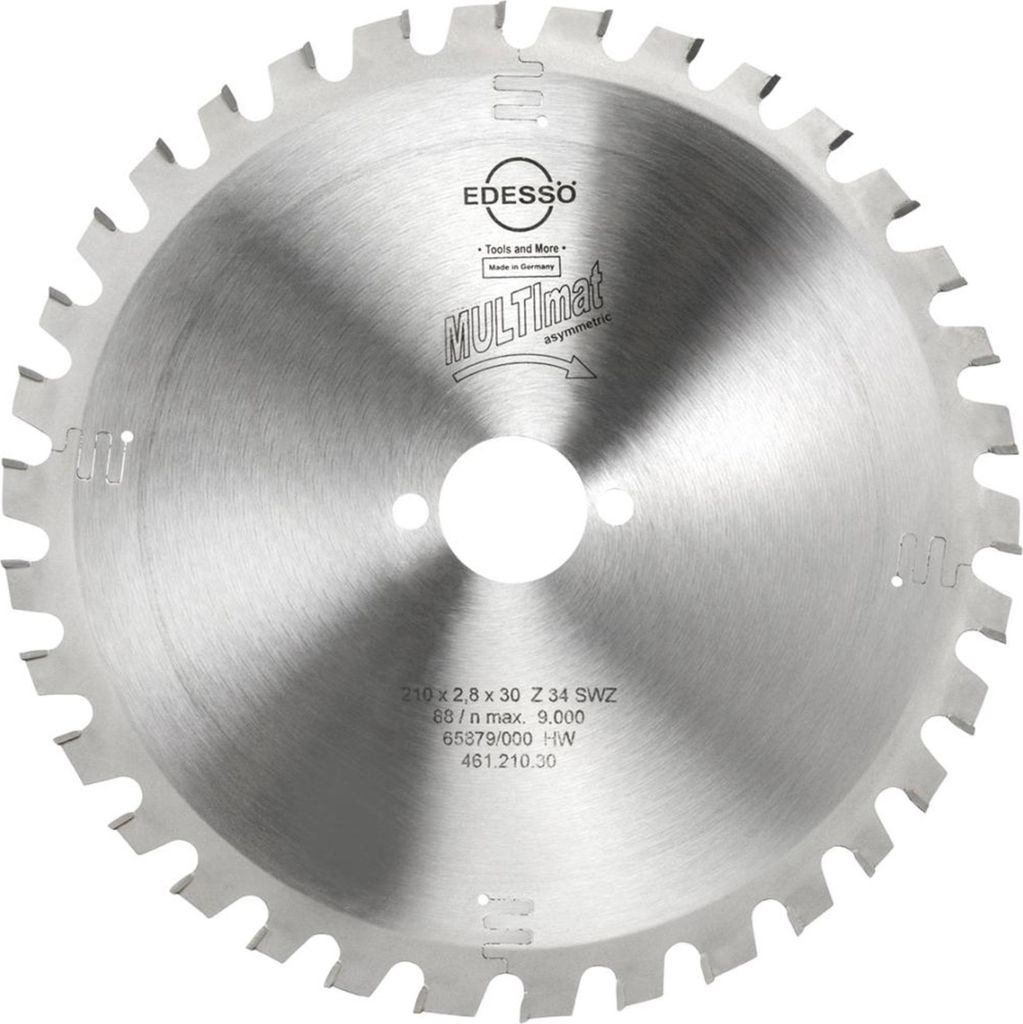 EDESSÖ HW Kreissägeblatt Präzision 210 x 2,8 x 30 mm Z34 SWZ