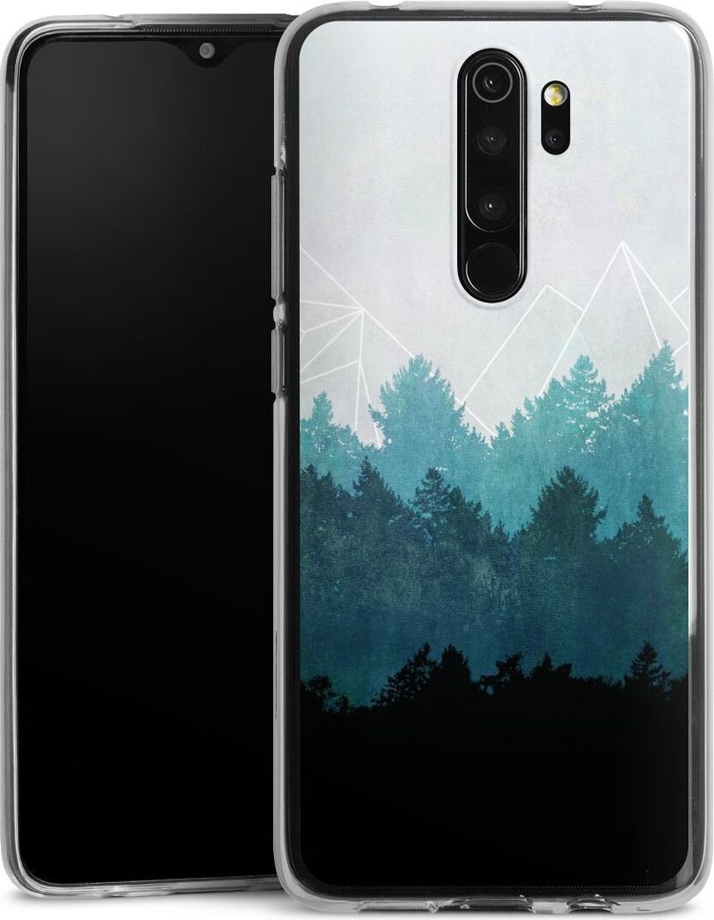 DeinDesign Handyhülle für Xiaomi Redmi Note 8 Pro Silikon Hülle Case Smartphone Schutzhülle Abstrakt Baum Wald