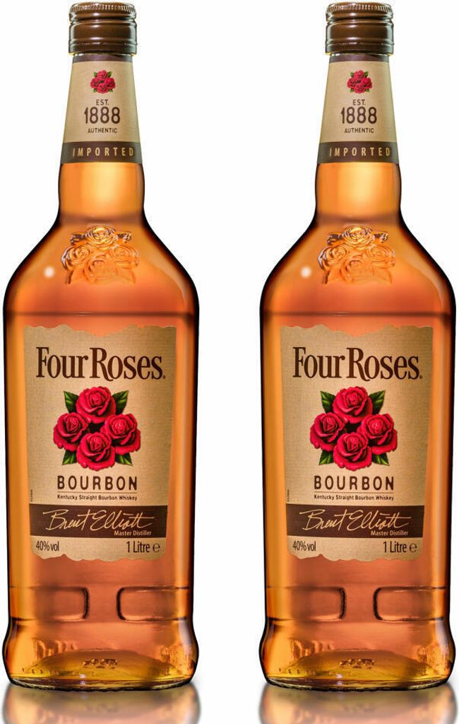 Four Roses Kentucky Straight Bourbon 2er Set, Schnaps, Produktbild 