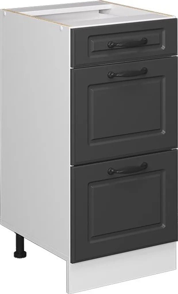 Face de tiroir cuisine anthracite 39,6x70,4 cm Vicco R-Line robuste