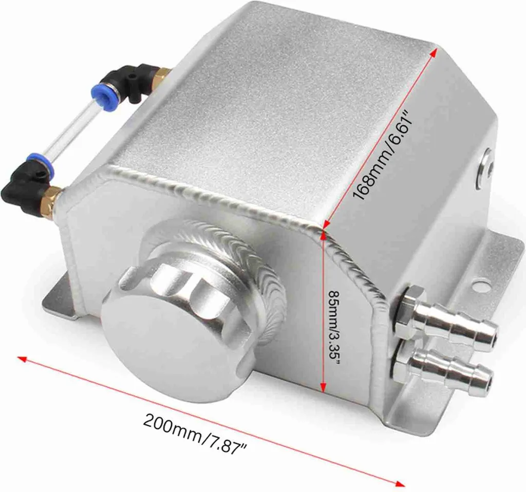 Réservoir d'expansion de liquide de refroidissement alu 2L universel