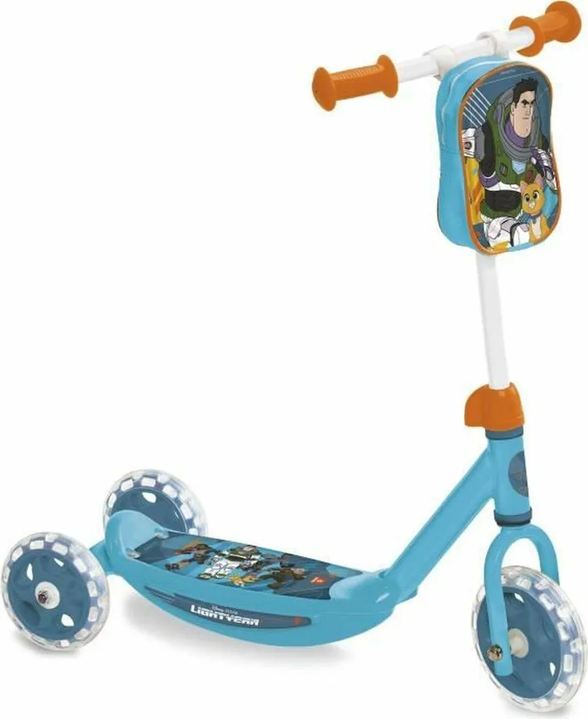 Trottinette Enfant Sécurisée Buzz l'Éclair - Stabilité Maximale Mondo