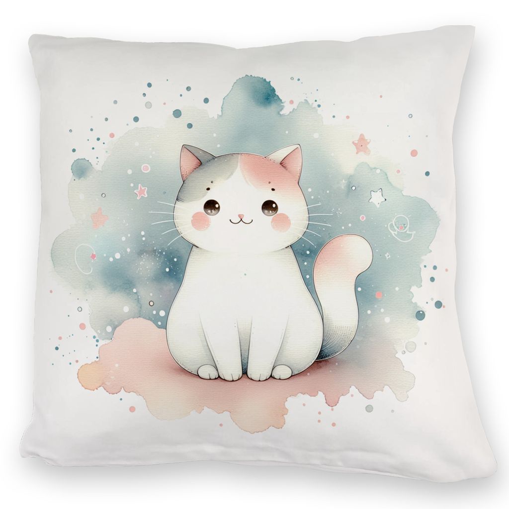 süße Katze Kuschelkissen
