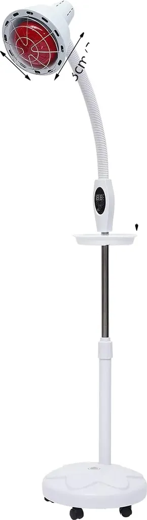 Lampe infrarouge réglable en hauteur 1,2-1,6 m, coloris blanc pur