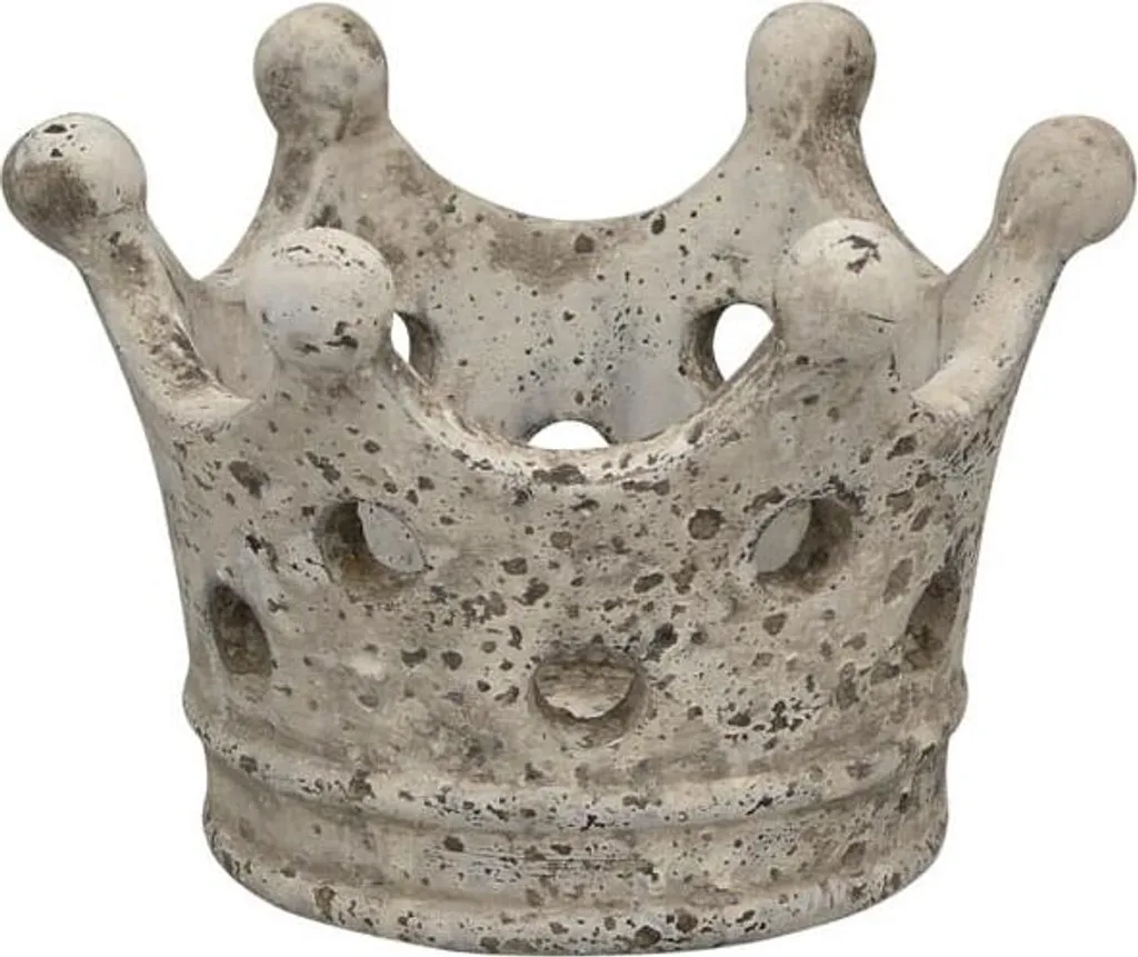 Couronne décorative en ciment durable : l'alternative aux objets fragiles