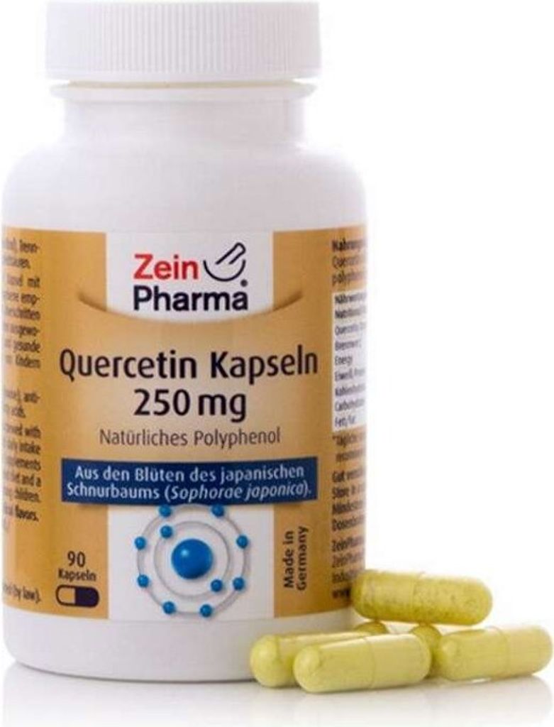 ZeinPharma Quercetin 90 Kapseln Produktbild 