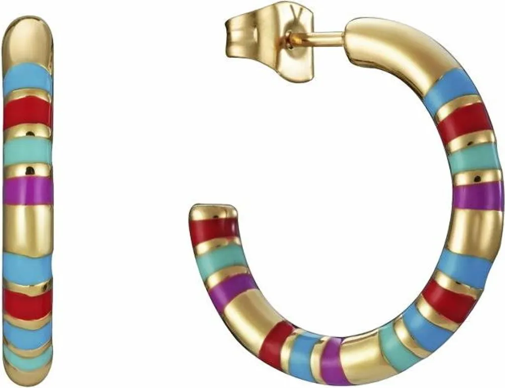 Orecchini a Cerchio Chic 15133E01019 Placcati Oro 18K - Eleganza Italiana