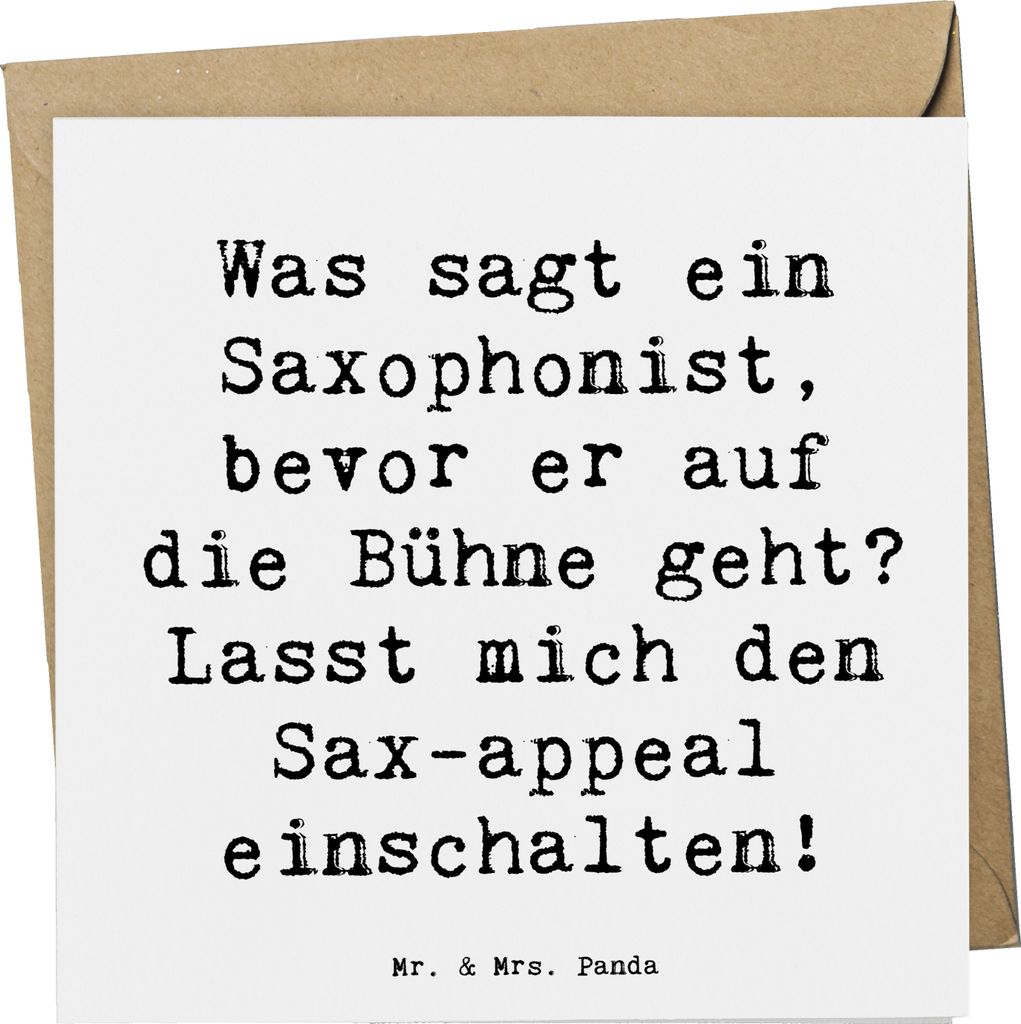 Mr. & Mrs. Panda Klappkarte Spruch Magischer Produktbild 