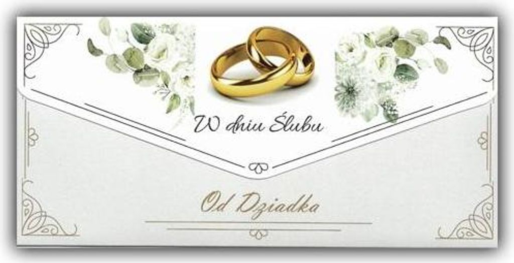Hochzeitskartenumschlag von Opa