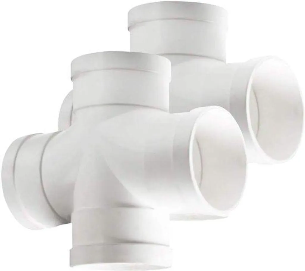 Raccord PVC 50 mm 4 voies pour réparer ou renforcer vos structures
