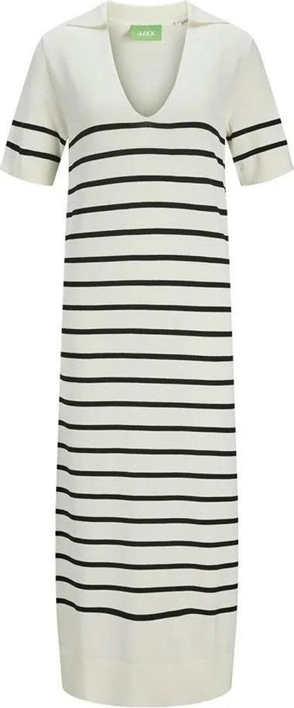 Jack & Jones Layla Comfy Jjxx Kurzarm Midi-kleid Beige M Damen Beige M