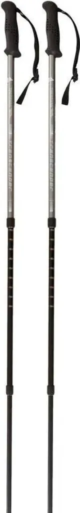 Bâtons de randonnée télescopiques Trespass Transduo Graphite 2 pans - 4