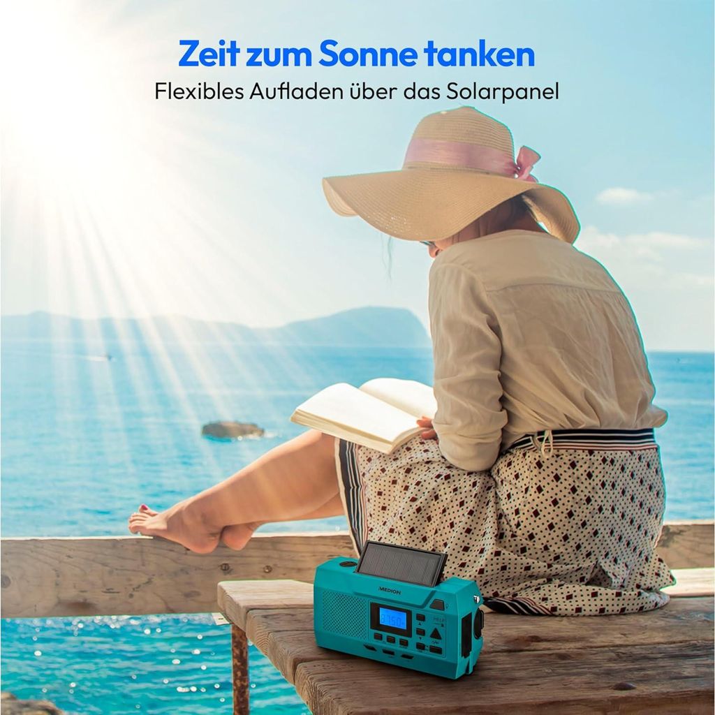 MEDION LIFE E66806 DYNAMO-KURBELRADIO, Tragbar, Digital, Produktbild 