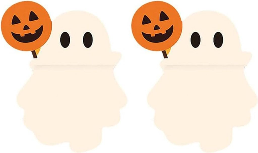 Halloween Ghost Phone Buddy, süßer aufklebbarer Geister-Telefonaufsatz, abziehbare und aufklebbare Mini-Telefonfiguren, Überraschungsspielzeug f...