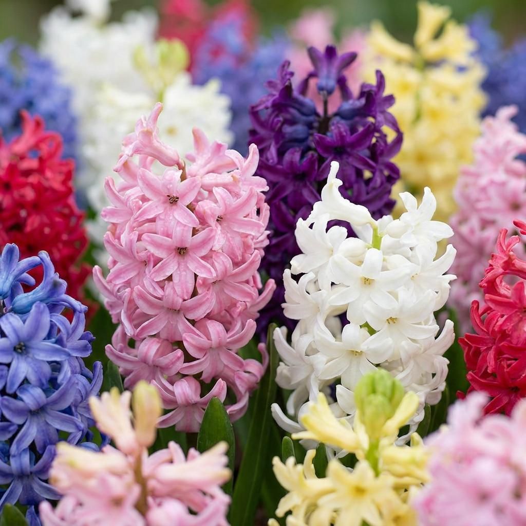 Green boutiQ - 40x Hyacinthus mix - Hyazinthen-Mix - Produktbild 