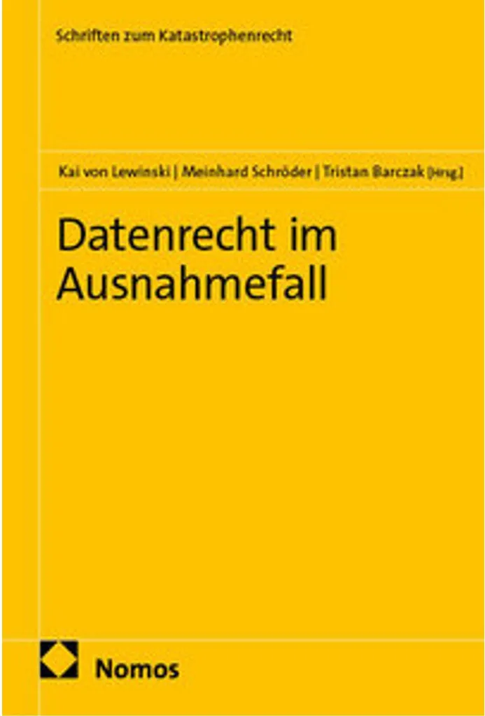 Maîtriser le Droit des Données avec Datenrecht im Ausnahmefall Actuel