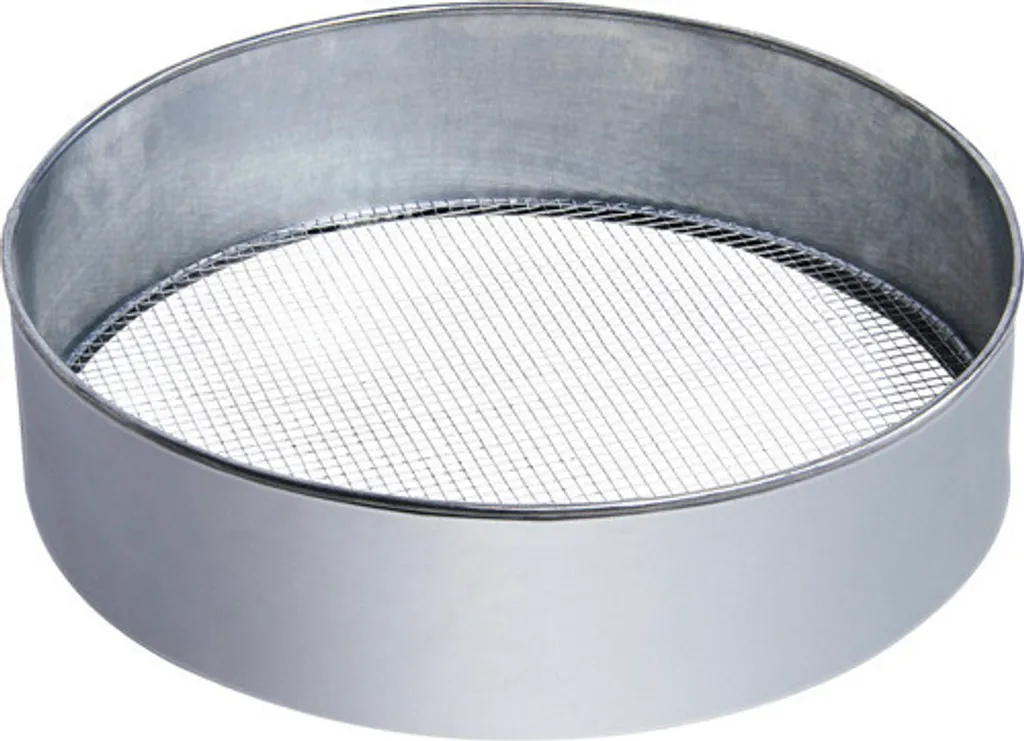 Tamis de jardin Ø 39 cm anti-rouille pour terre sans cailloux ni racines