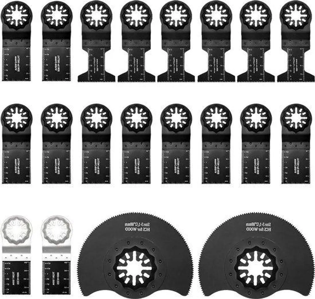 Lame de scie multifonction bois et métal - Pack 20 lames haute qualité