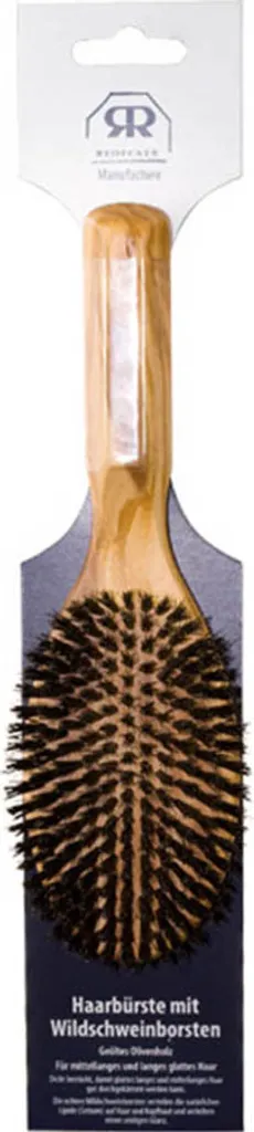 Spazzola Capelli Legno Ulivo Naturale - Trattamento Antistatico Lusso