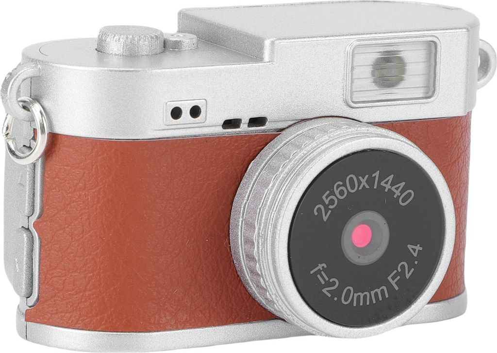 Schlüsselanhänger Kamera 2K FHD Video 2MP Foto 1,47 Zoll Farbbildschirm Eingebaut 4 Filter LED Blitz Wiederaufladbar Kleine Retro Digitalkamera B...