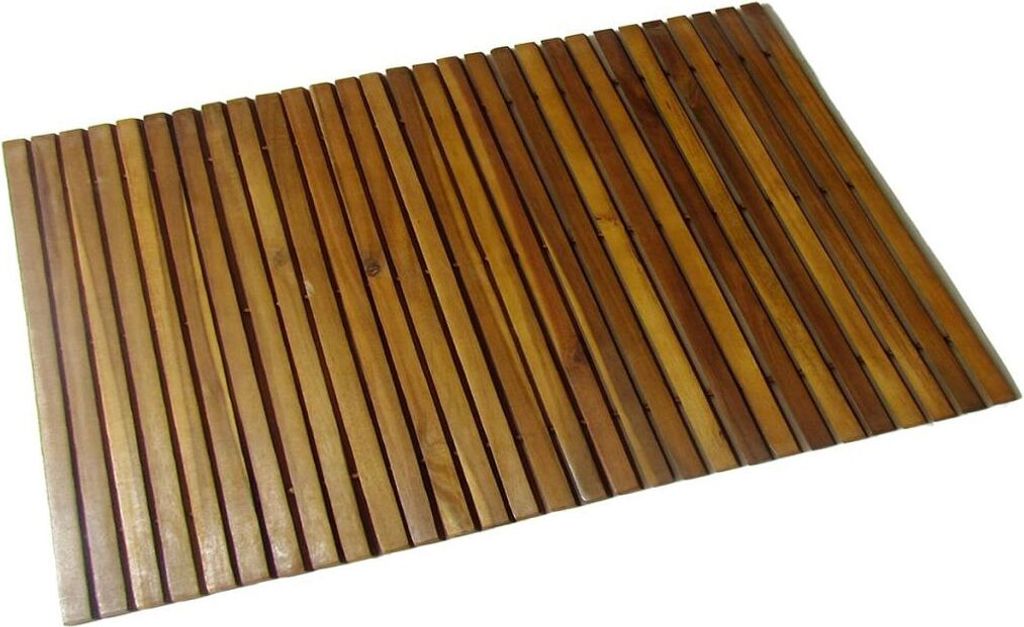 Vidaxl Mata do kąpieli 80x50 cm Akazieholz Zdjęcie produktu 